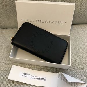 Authentic Stella McCartney vegan leather zip around wallet